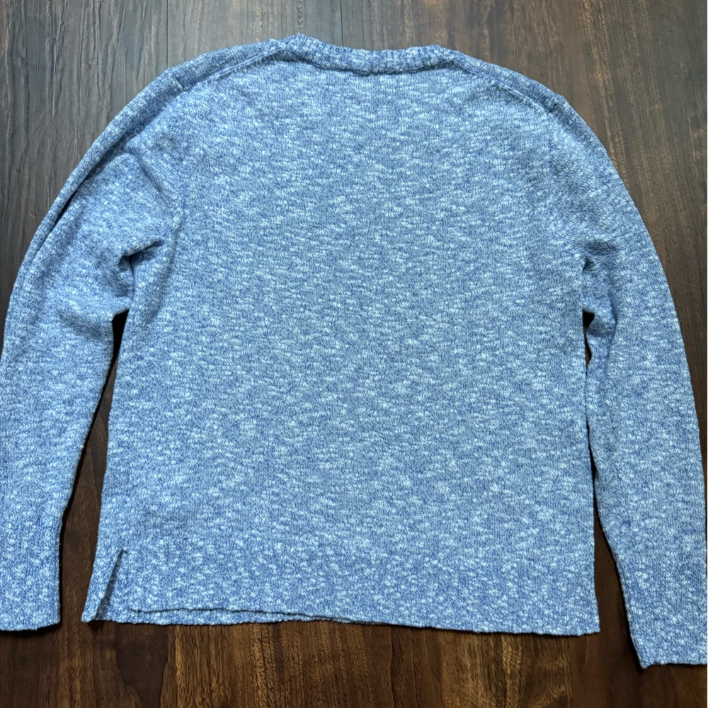 J. Crew Blue Crewneck Sweater - Picture 3 of 5